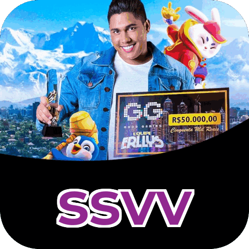Interface do aplicativo ssvv mostrando jogos disponíveis no iOS e Android